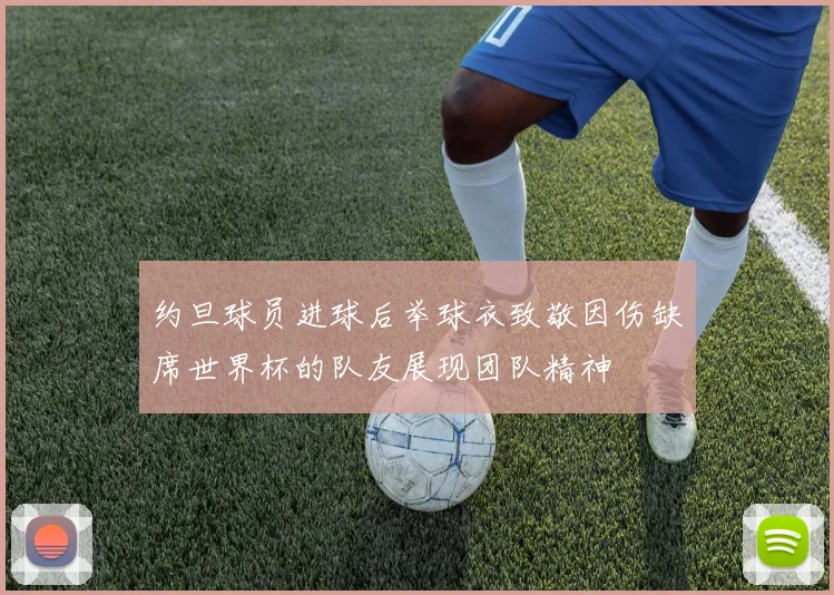 约旦球员进球后举球衣致敬因伤缺席世界杯的队友展现团队精神